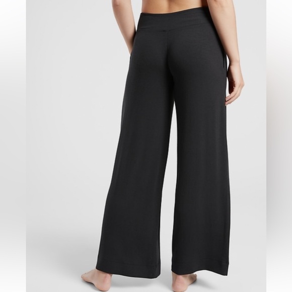 Athleta Well Rested Rib Sleep Wide Leg Pants - Picture 3 of 7